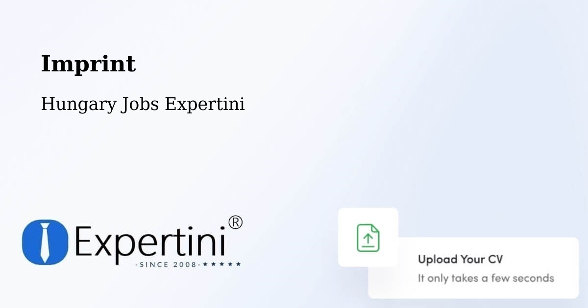 Imprint – Tornyospálca - Hungary Jobs Expertini